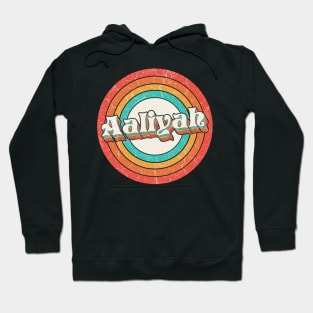 Aaliyah Proud Name - Vintage Grunge Style Hoodie